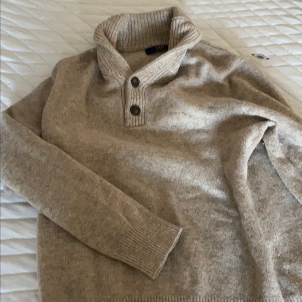 Jcrew shawl collar sweater